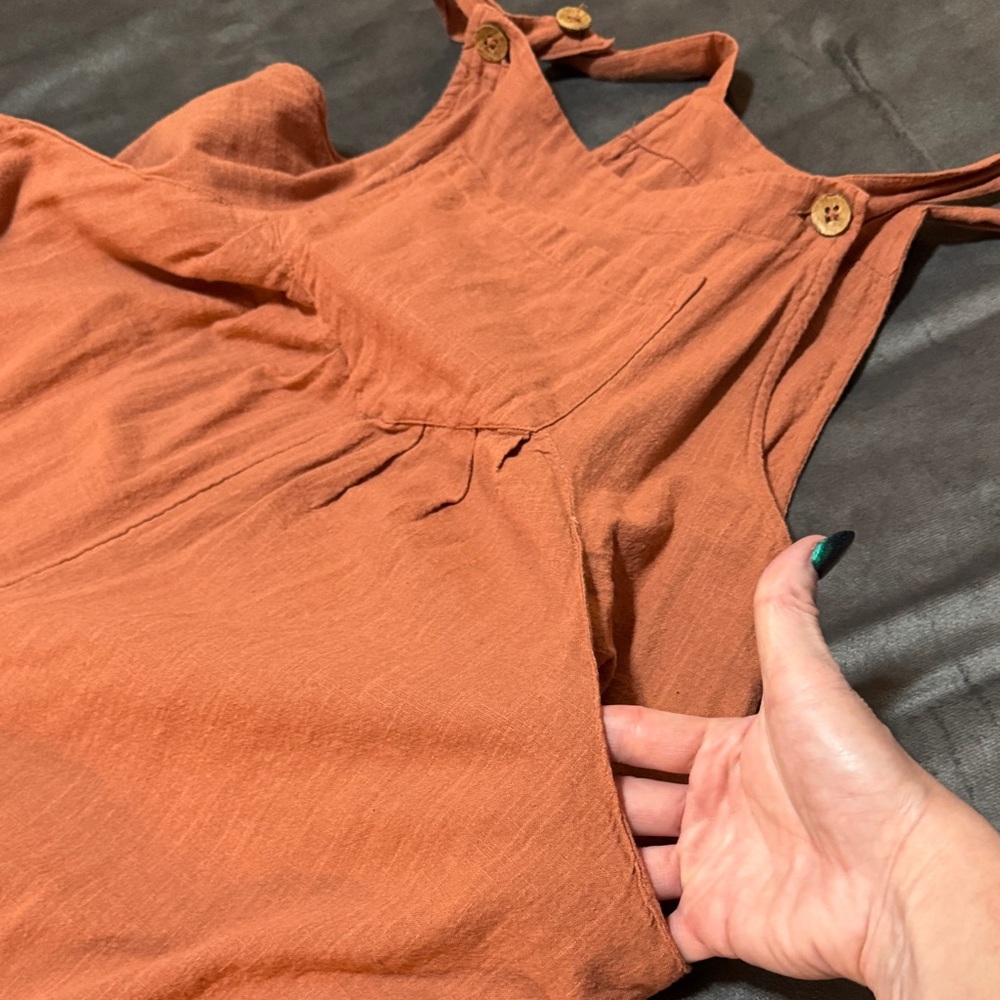 Natural Life Rust Jumpsuit, size S - Picture 8 of 12
